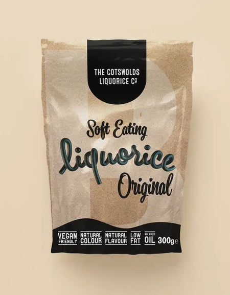SOFT EATING LIQUORICE ORIGINAL THE COTSWOLD LIQUORICE CO