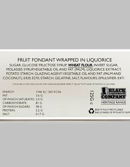 LIQUORICE CREAM ROCK HERITAGE BOX Black Liquorice Company