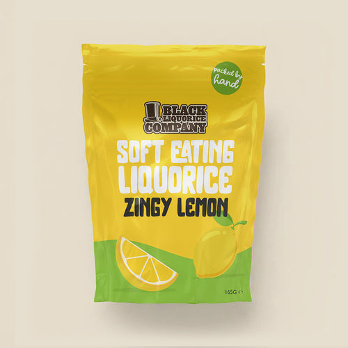 SOFT EATING ZINGY LEMON LIQUORICE Black Liquorice Company