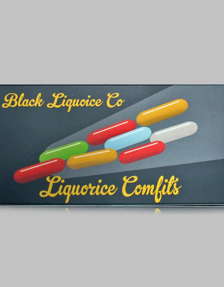 LIQUORICE COMFITS HERITAGE BOX Black Liquorice Company
