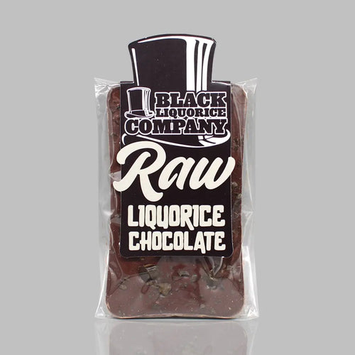 RAW LIQUORICE DARK CHOCOLATE BAR Black Liquorice Company
