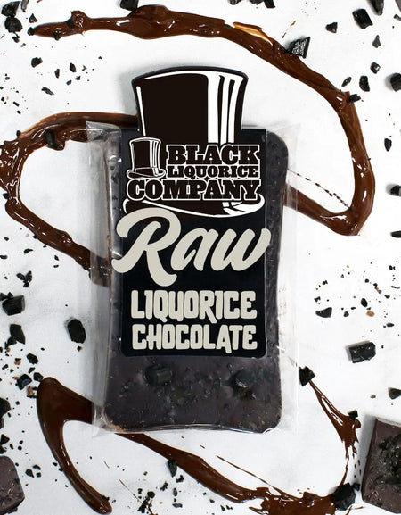 RAW LIQUORICE DARK CHOCOLATE BAR Black Liquorice Company