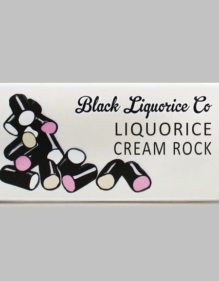 LIQUORICE CREAM ROCK HERITAGE BOX Black Liquorice Company