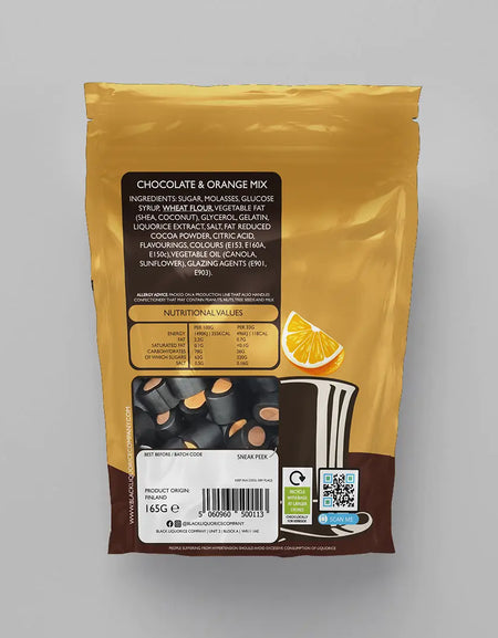 CHOCOLATE & ORANGE LIQUORICE Black Liquorice Company