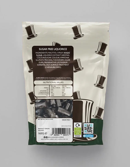 SOFT EATING SUGAR FREE LIQUORICE Black Liquorice Company