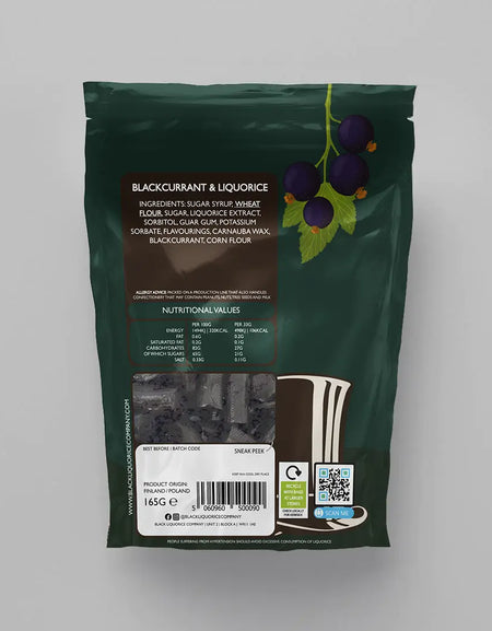SOFT EATING BLACKCURRANT & LIQUORICE Black Liquorice Company