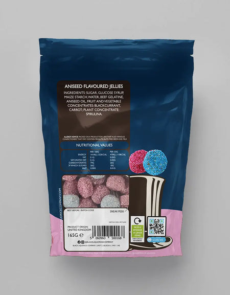 JELLY BUTTONS Black Liquorice Company