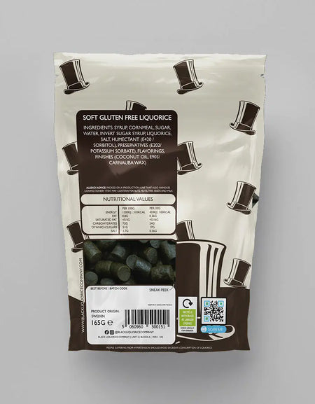 SOFT EATING GLUTEN FREE LIQUORICE Black Liquorice Company