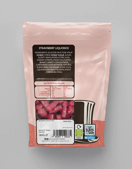 SOFT EATING STRAWBERRY Black Liquorice Company