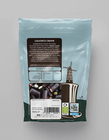 DUTCH LIQUORICE CREAMS Black Liquorice Company