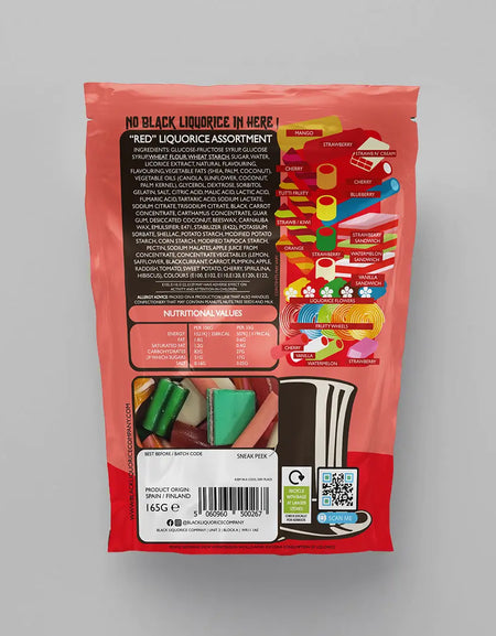 RED LIQUORICE MORESORTS Black Liquorice Company