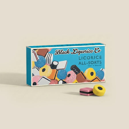 LIQUORICE ALLSORTS HERITAGE BOX Black Liquorice Company