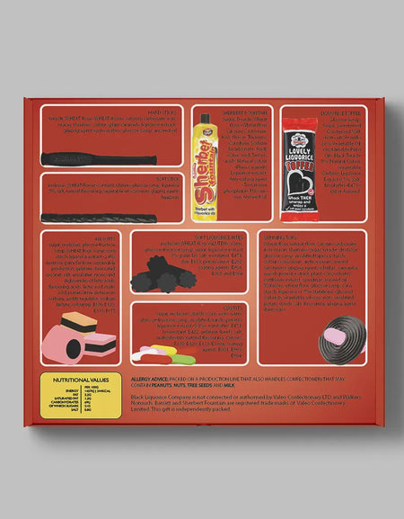 FAMILY FAVOURITES LIQUORICE GIFT BOX Black Liquorice Company