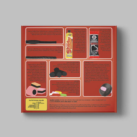 FAMILY FAVOURITES LIQUORICE GIFT BOX Black Liquorice Company