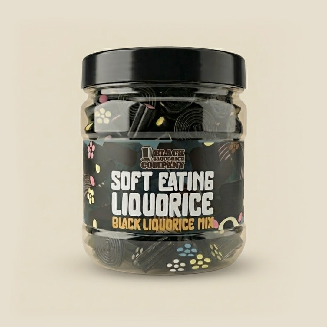 Large Black Liquorice Moresorts Gift Jar Black Liquorice Company