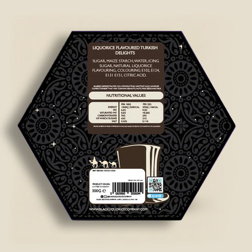 Liquorice Turkish Delight