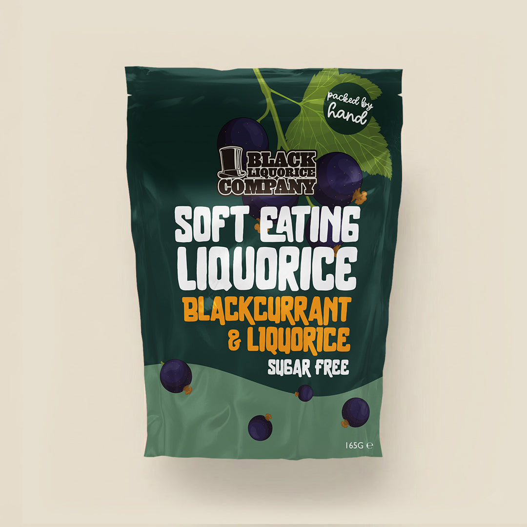 SUGAR FREE BLACKCURRANT & LIQUORICE Black Liquorice Company