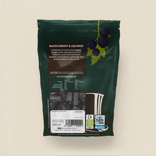 SOFT EATING BLACKCURRANT & LIQUORICE Black Liquorice Company