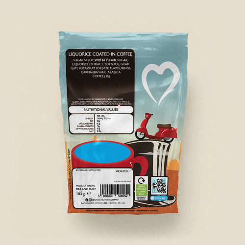 Soft Eating Italiano Espresso Coffee Liquorice Black Liquorice Company