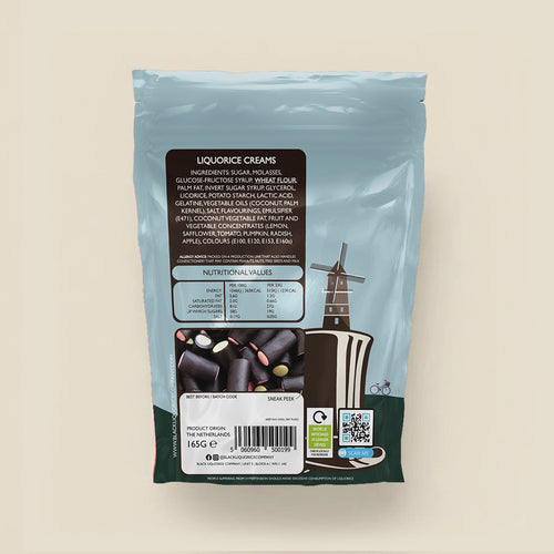 DUTCH LIQUORICE CREAMS Black Liquorice Company