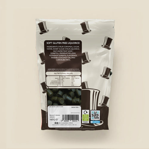 SOFT EATING GLUTEN FREE LIQUORICE Black Liquorice Company