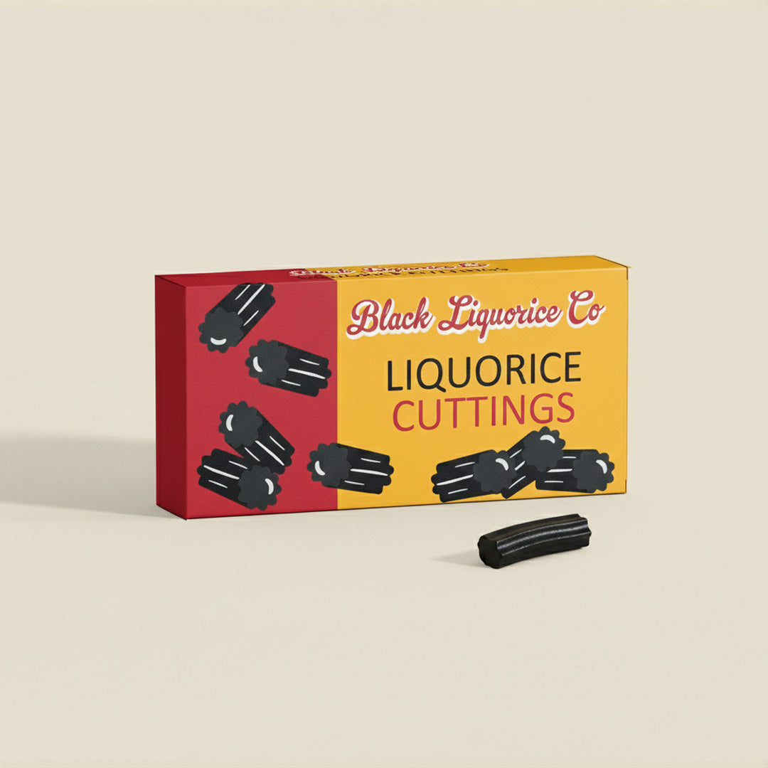 Liquorice Cuttings Heritage Box Black Liquorice Company