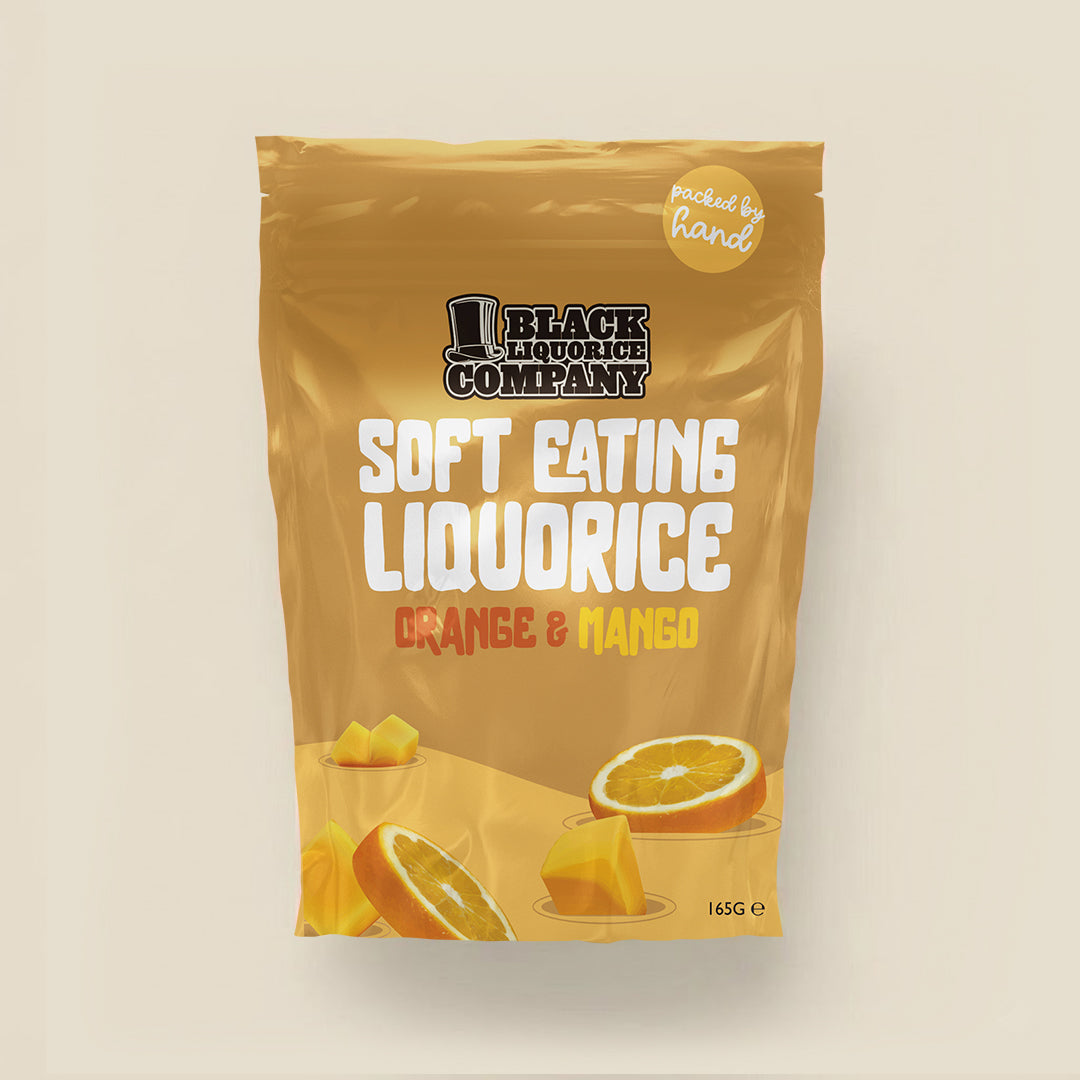 ORANGE AND MANGO LIQUORICE Black Liquorice Company