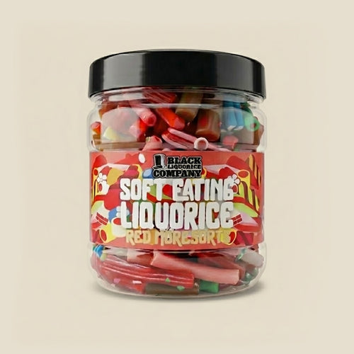 Red Moresorts Large Gift Jar Black Liquorice Company