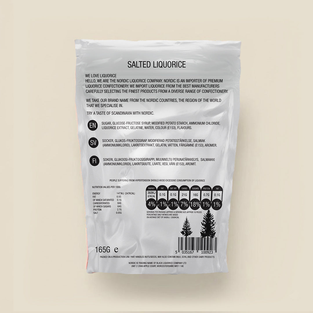 Premium Nordic Liquorice – Salted