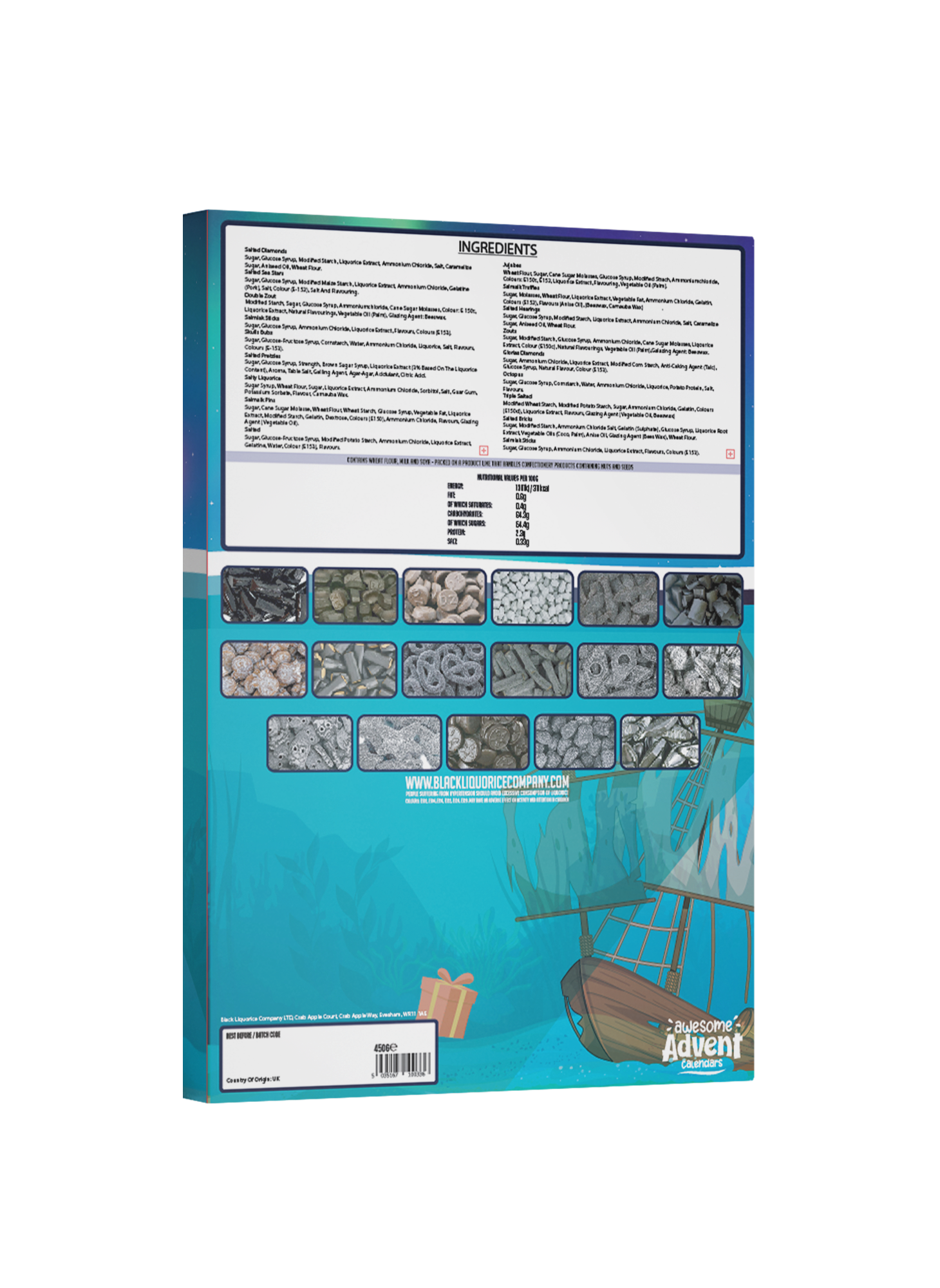 Salty Liquorice Advent Calendar – 24 Day Edition (2025) Black Liquorice Company