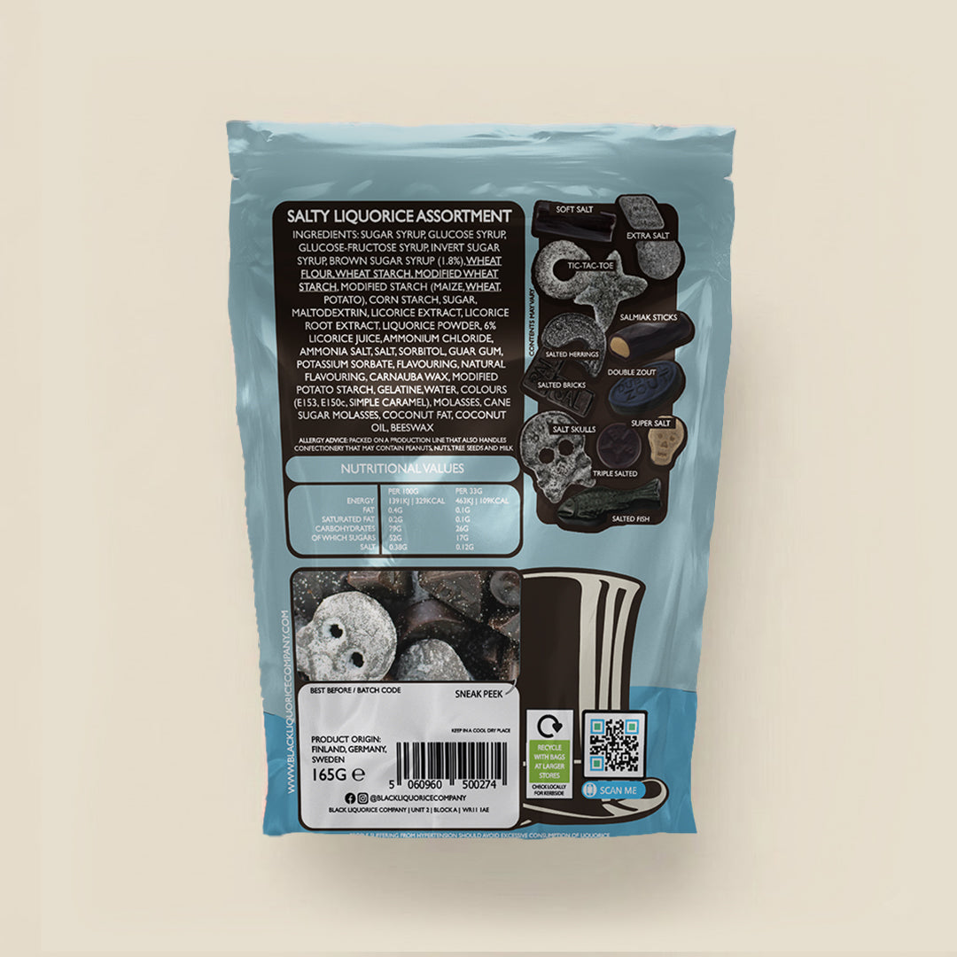 SALTY LIQUORICE MORESORTS Black Liquorice Company