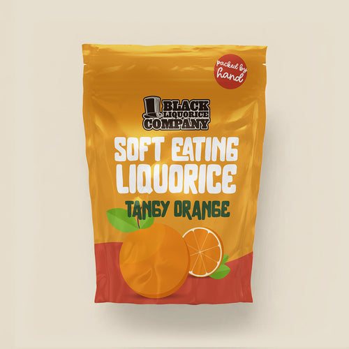 Soft Eating Tangy Orange Liquorice Black Liquorice Company