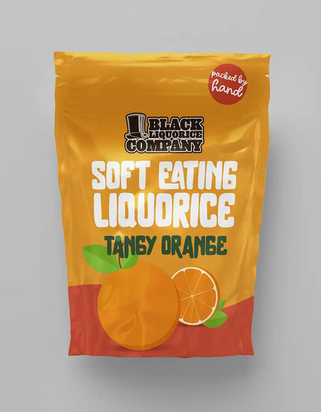 Soft Eating Tangy Orange Liquorice Black Liquorice Company