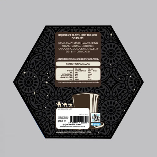 LIQUORICE TURKISH DELIGHT Black Liquorice Company