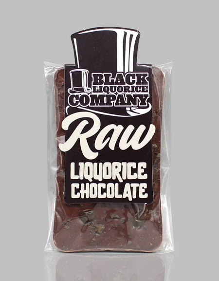 RAW LIQUORICE DARK CHOCOLATE BAR Black Liquorice Company