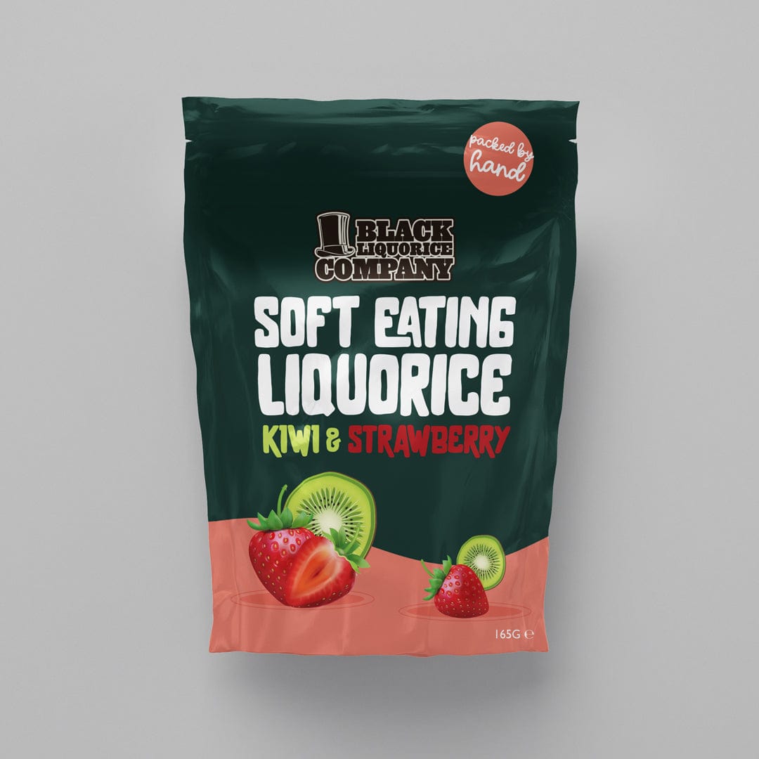 KIWI AND STRAWBERRY LIQUORICE