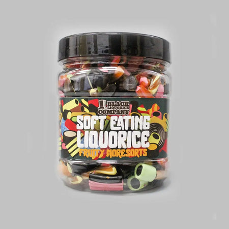 LARGE FRUITY MORESORTS GIFT JAR Black Liquorice Company