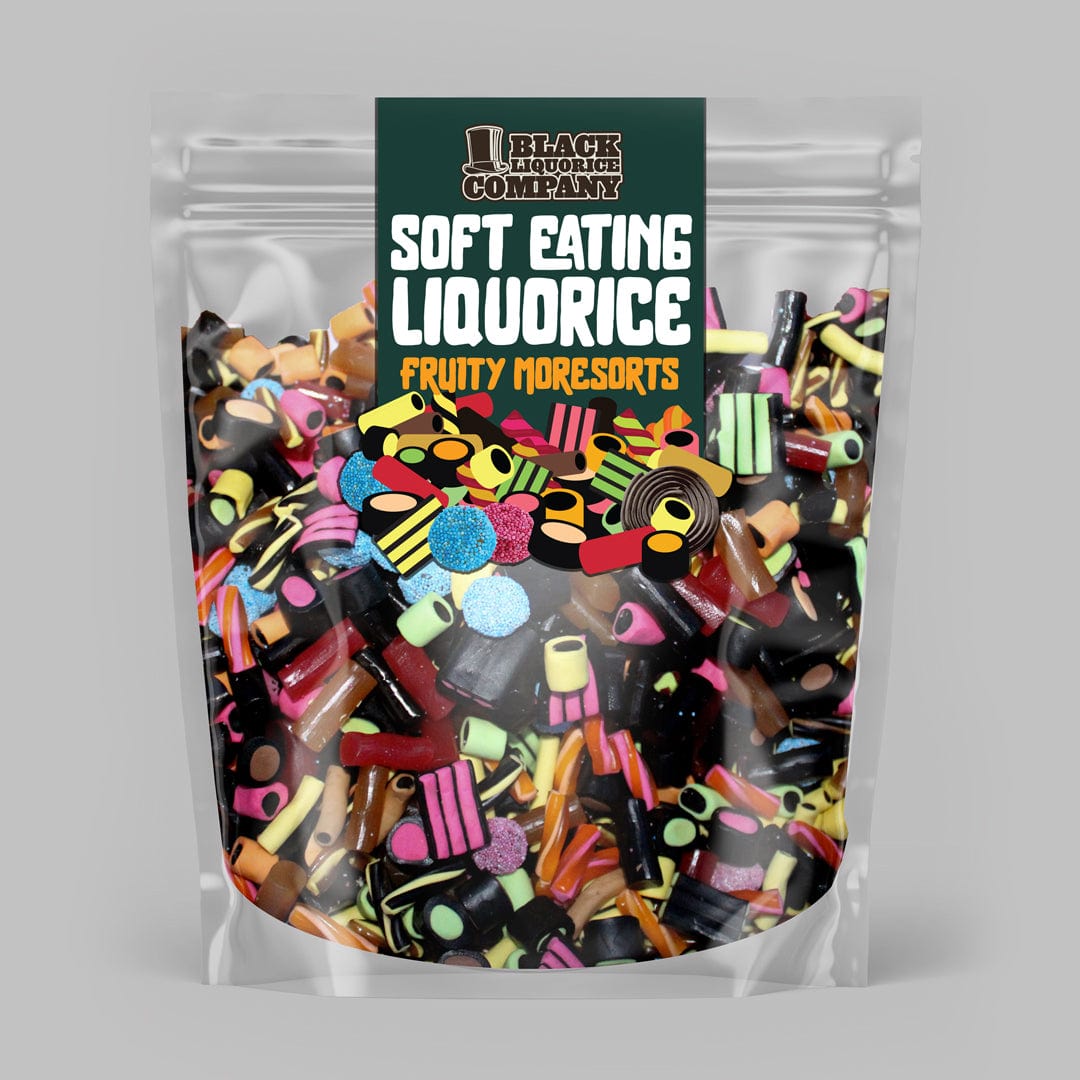 MEGA BAG LIQUORICE MORESORTS 1.5KG