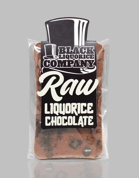 RAW LIQUORICE MILK CHOCOLATE BAR Black Liquorice Company