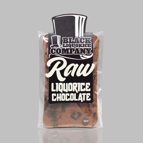 RAW LIQUORICE MILK CHOCOLATE BAR Black Liquorice Company