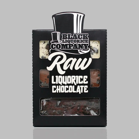 RAW LIQUORICE CHOCOLATE TRIO Black Liquorice Company