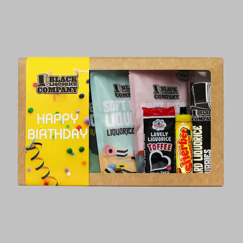 HAPPY BIRTHDAY BEST OF BRITISH COLLECTION Black Liquorice Company