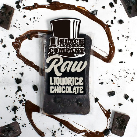 RAW LIQUORICE DARK CHOCOLATE BAR Black Liquorice Company
