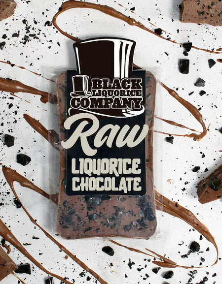 RAW LIQUORICE MILK CHOCOLATE BAR Black Liquorice Company